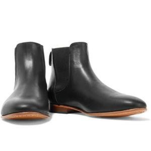 Dieppa Restrepo Women's Black Rod Textured-leather Ankle Boots Size 7